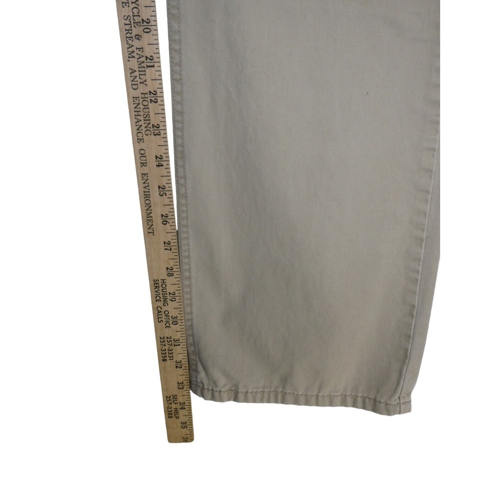 Levis 514 Beige Khaki Straight Leg Pants Jeans Mens Size 36x34 White Tag - Picture 11 of 12
